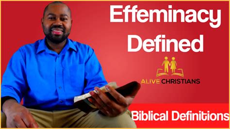 Effeminacy .